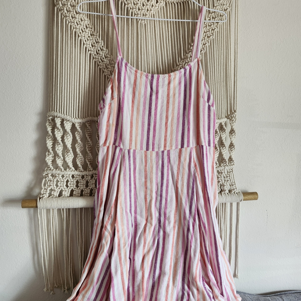 GAP Pink and Orange Striped Fabric